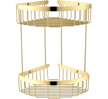 Полка корзина угловая Grocenberg AC0076GO Золото