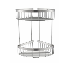 Полка корзина угловая Grocenberg AC0076NK Никель