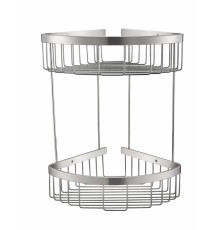 Полка корзина угловая Grocenberg AC0076NK Никель