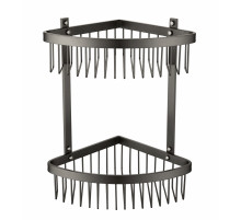 Полка корзина угловая Grocenberg AC0077BG Графит