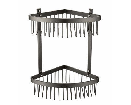 Полка корзина угловая Grocenberg AC0077BG Графит