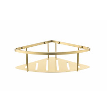 Полка корзина угловая Grocenberg AC0090MG Матовое золото