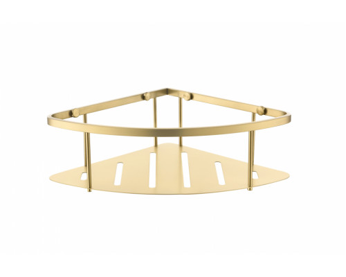 Полка корзина угловая Grocenberg AC0090MG Матовое золото