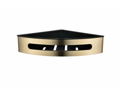 Полка корзина угловая Grocenberg AC0092MG Матовое золото