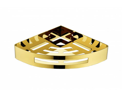 Полка корзина угловая Grocenberg AC0093GO Золото