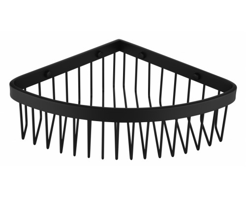 Полка корзина угловая Grocenberg AC0094BL Черный матовый