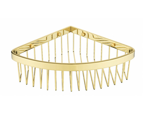 Полка корзина угловая Grocenberg AC0094GO Золото