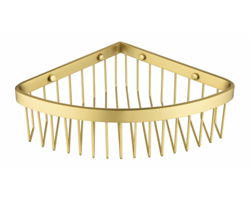 Полка корзина угловая Grocenberg AC0094MG Матовое золото