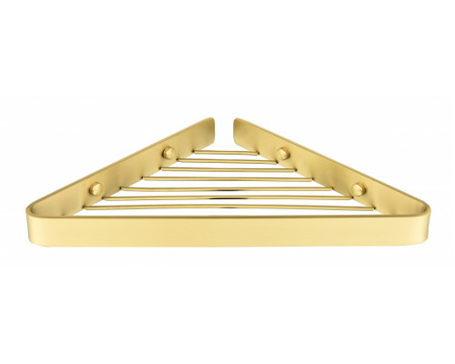 Полка корзина угловая Grocenberg AC0095MG Матовое золото