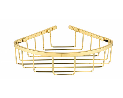 Полка корзина угловая Grocenberg AC0097GO Золото