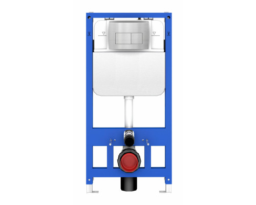 Инсталляция для унитаза с кнопкой для смыва Grocenberg GS3050-KM3070NK Никель