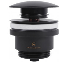 Донный клапан Grocenberg GB106 Черный матовый