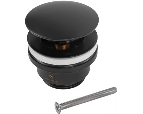 Донный клапан Grocenberg GB106 Черный матовый