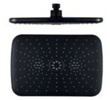 Верхний душ Groctyberg 310x210 Черный матовый