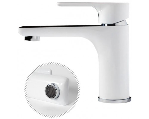 Cмеситель для раковины Grocenberg GB2009 Белый хром