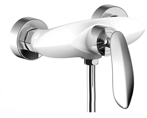 Смеситель для душа с ручным душем Groсenberg GB9001 Белый хром