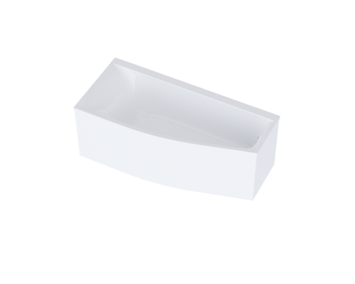 Ванна из литьевого мрамора Astra-Form Скат 170х75 см (левая) с ножками в комплекте