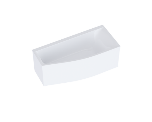 Ванна из литьевого мрамора Astra-Form Скат 170х75 см (правая) с ножками в комплекте