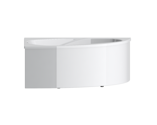 Ванна из литьевого мрамора Astra-Form Тиора 155х105 см (левая) с ножками в комплекте