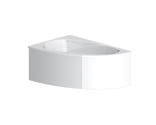 Ванна из литьевого мрамора Astra-Form Тиора 155х105 см (левая) с ножками в комплекте