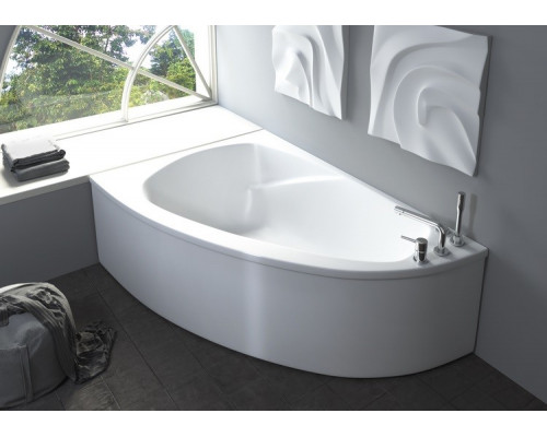 Ванна из литьевого мрамора Astra-Form Тиора 155х105 см (левая) с ножками в комплекте