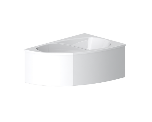 Ванна из литьевого мрамора Astra-Form Тиора 155х105 см (правая) с ножками в комплекте