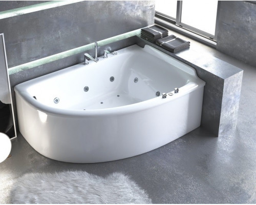 Ванна из литьевого мрамора Astra-Form Анастасия 182х125 см (правая) с ножками в комплекте