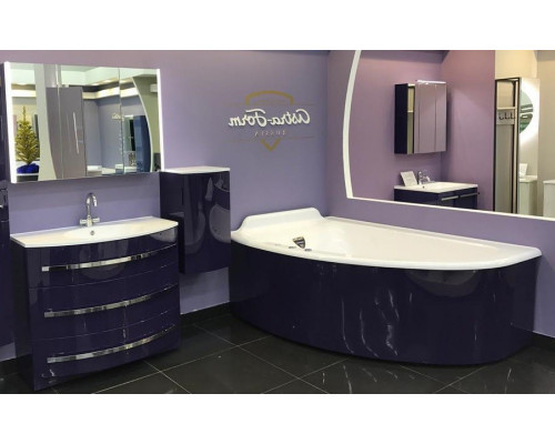 Ванна из литьевого мрамора Astra-Form Анастасия 182х125 см (левая) с ножками в комплекте