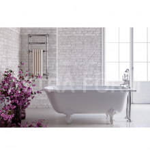 Ванна из литьевого мрамора Astra-Form Ретро 170х75 (ножки белые)