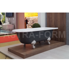 Ванна из литьевого мрамора Astra-Form Ретро 170х75 (ножки серебро)