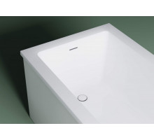 Ванна Astra-Form Нейт SOLID 150x70 (щелевой перелив) с ножками и слив-переливом в комплекте