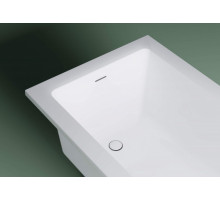 Ванна Astra-Form Нейт SOLID 170x70 см с интегрированным переливом в комплекте (матовая)