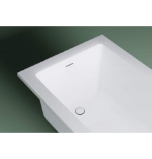 Ванна Astra-Form Нейт SOLID 170x70 см с интегрированным переливом в комплекте (матовая)
