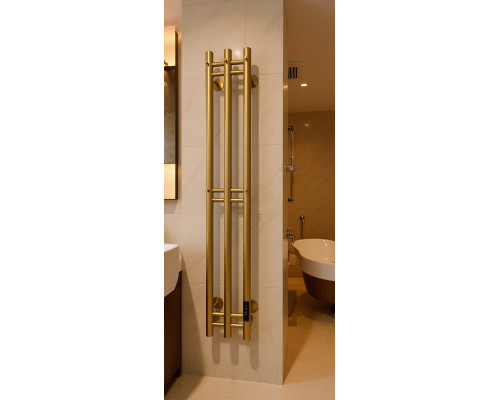 Полотенцесушитель электрический с/т Comfysan Alto EC-3 120/15, MAT GOLD RAL