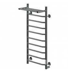 Полотенцесушитель электрический с/т Comfysan Scola EC-10 100/50 с полкой, хром