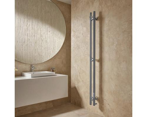 Полотенцесушитель электрический с/т Comfysan Alto EC-2 120/10, хром правый тэн