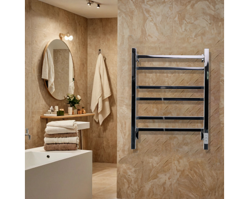 Полотенцесушитель электрический с/т Comfysan Pioli-K EC-6 60/50, хром