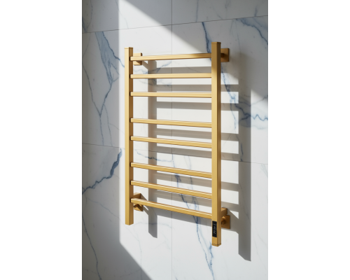 Полотенцесушитель электрический с/т Comfysan Pioli-K EC-8 80/40, MAT GOLD RAL