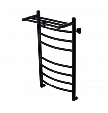 Полотенцесушитель водяной Comfysan Noumi W-8 80/40 с полкой, черный