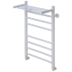 Полотенцесушитель водяной Comfysan Luce W-8 80/40 с полкой, белый