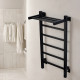 Полотенцесушитель электрический с/т Comfysan Marte-K EC-6 80/40 с полкой, черный