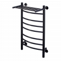 Полотенцесушитель электрический с/т Comfysan Noumi EC-8 80/50 с полкой, черный