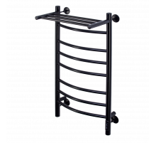 Полотенцесушитель электрический с/т Comfysan Noumi EC-8 80/50 с полкой, черный