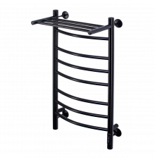 Полотенцесушитель электрический с/т Comfysan Noumi EC-8 80/50 с полкой, черный