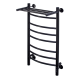 Полотенцесушитель электрический с/т Comfysan Noumi EC-8 80/50 с полкой, черный