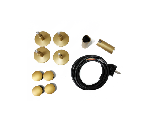 Полотенцесушитель электрический с/т Comfysan Luce EC-8 80/40, MAT GOLD RAL