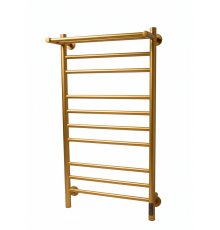 Полотенцесушитель электрический с/т Comfysan Luce EC-10 100/50 с полкой, MAT GOLD RAL