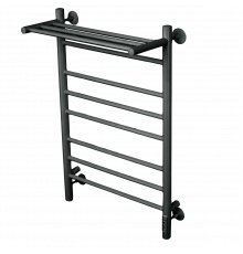 Полотенцесушитель электрический с/т Comfysan Luce EC-8 80/50 с полкой, ТИТАНОВЫЙ ГРАФИТ RAL