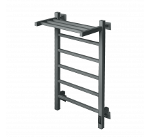 Полотенцесушитель электрический с/т Comfysan Marte-K EC-6 80/50 с полкой, ТИТАНОВЫЙ ГРАФИТ RAL