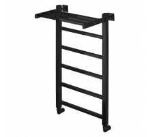 Полотенцесушитель водяной Comfysan Marte-K W-6 80/40 с полкой, черный